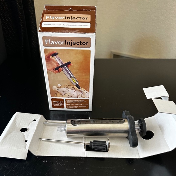 Flavor Injector Stainless Steel with 2 Needles. NIB - Picture 1 of 5